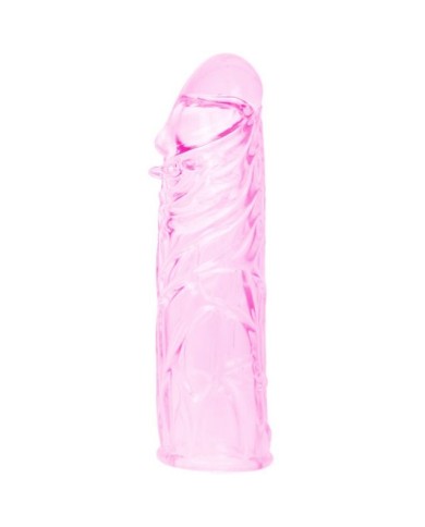 BAILE - HOUSSE DE PÉNIS EN SILICONE STIMULANTE ROSE 13 CM
