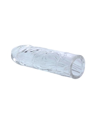 BAILE - COUVERCLE DE PÉNIS EN SILICONE TRANSPARENT 13 CM