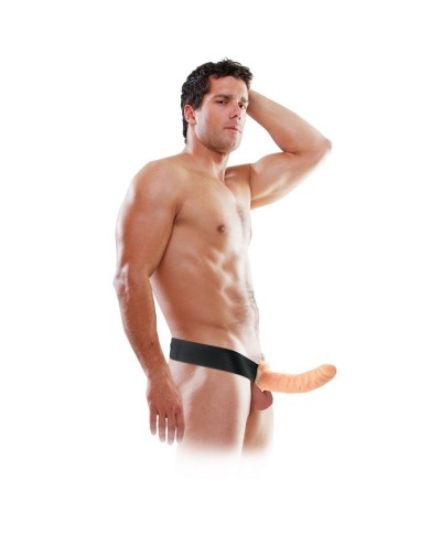 FETISH FANTASY SERIES - 19 CM CREUSE SANGLE-ON NATUREL