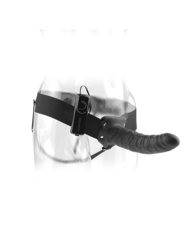 FETISH FANTASY SERIES - 19 CM VIBRANT CREUX STRAP-ON NOIR