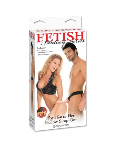 FETISH FANTASY SERIES - HARNAIS CREUX RÉGLABLE CHAIR STRAP ON 15 CM