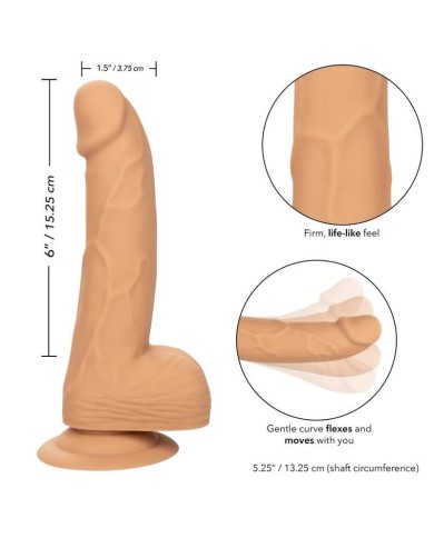CALEXOTICS - CLOUS EN SILICONE 15.24 CM PEAU