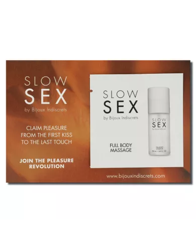 BIJOUX - SLOW SEX MASSAGE COMPLET DU CORPS GEL DE MASSAGE 2 ML BIJOUX - SLOW SEX MASSAGE COMPLET DU CORPS GEL DE MASSAGE 2 ML
