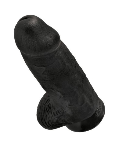 KING COCK - PÉNIS RÉALISTE CHUBBY 23 CM NOIR