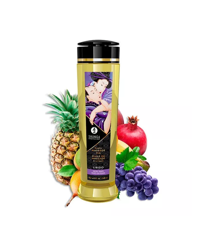 SHUNGA - HUILE DE MASSAGE ÉROTIQUE LIBIDO 240 ML