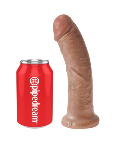 KING COCK - PÉNIS RÉALISTE 19.5 CM CARAMEL
