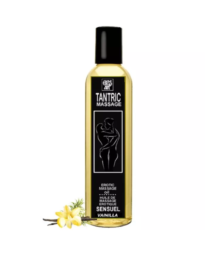 EROS-ART - HUILE DE MASSAGE TANTRIQUE NATURELLE ET VANILLE APHRODISIAQUE 30 ML