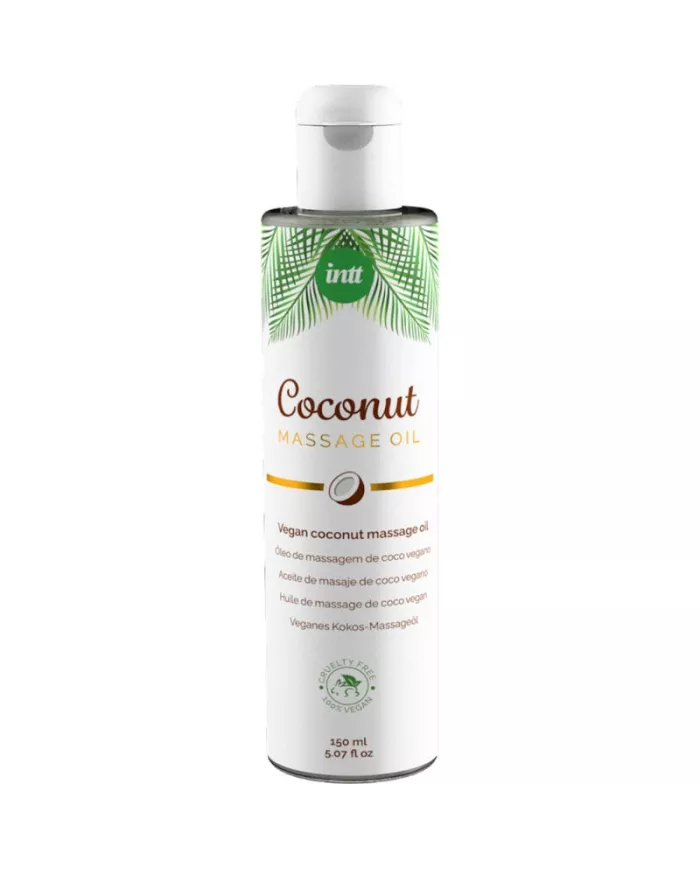 INTT - HUILE DE MASSAGE VÉGÉTALIENNE DOUCE AU SAVEUR RELAXANTE DE NOIX DE COCO INTT - HUILE DE MASSAGE VÉGÉTALIENNE DOUCE AU SAVEUR RELAXANTE DE NOIX DE COCO