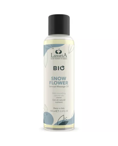 INTIMATELINE LUXURIA - HUILE DE MASSAGE BIO FLEUR DES NEIGES 100 ML INTIMATELINE LUXURIA - HUILE DE MASSAGE BIO FLEUR DES NEIGES 100 ML