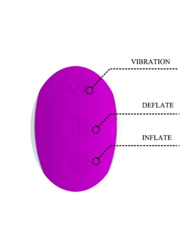 PRETTY LOVE - VIBRATEUR GONFLABLE RECHARGEABLE DEMPSEY