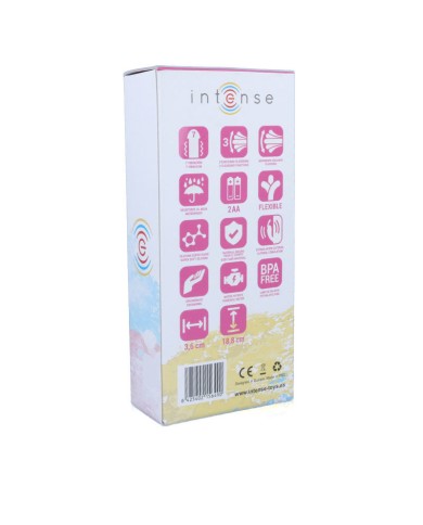 INTENSE - VIBRATEUR OSCILLANT SUSY SILICONE LAPIN ROSE