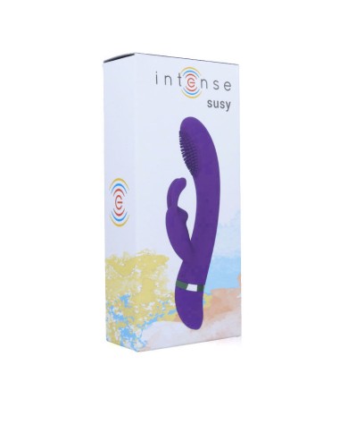 INTENSE - VIBRATEUR OSCILLANT SUSY SILICON RABBIT LILAS