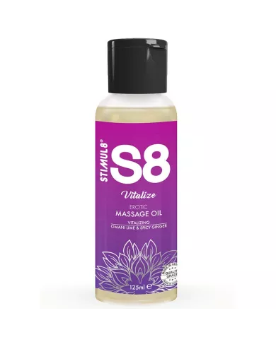 STIMUL8 - S8 VITALIZE HUILE DE MASSAGE AU CITRON VERT 125 ML