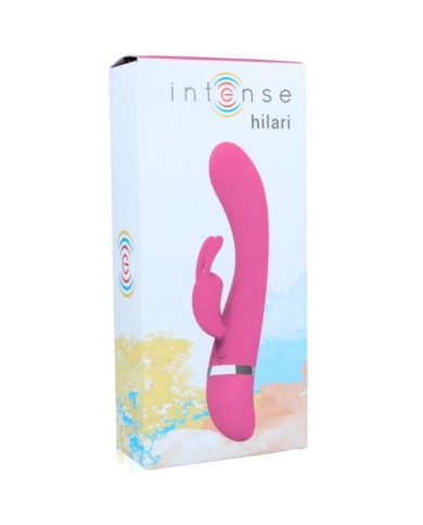 INTENSE - VIBRATEUR DE LUXE EN SILICONE ROSE HILARI