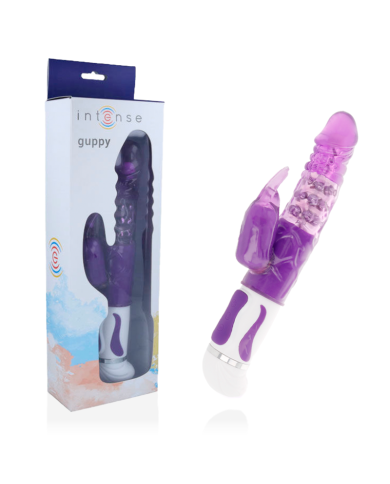 INTENSE - VIBRATEUR ROTATEUR GUPPY LILAS