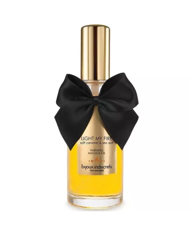 BIJOUX - HUILE DE MASSAGE EFFET CHALEUR ARÔME CARAMEL