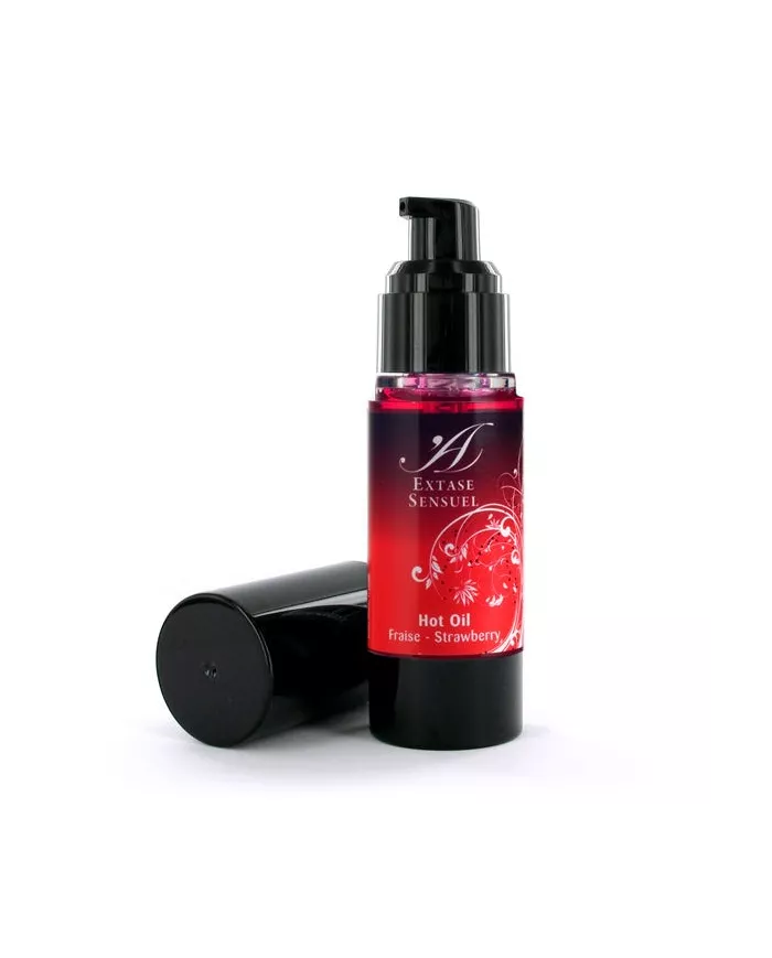 EXTASE SENSUAL - HUILE STIMULANTE CHALEUR FRAISE 30 ML EXTASE SENSUAL - HUILE STIMULANTE CHALEUR FRAISE 30 ML