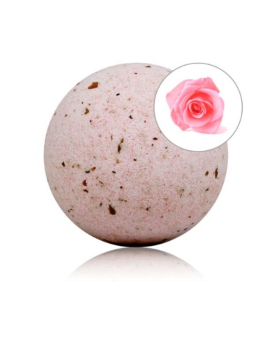 TALOKA - BOMBE DE BAIN PARFUMÉE AUX ROSES AUX PÉTALES DE ROSE