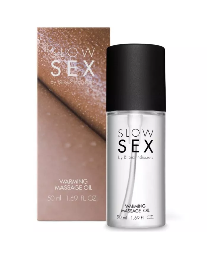 BIJOUX - HUILE DE MASSAGE SEXE LENT EFFET CHALEUR 50 ML