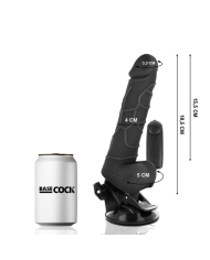 BASECOCK - VIBRATEUR TÉLÉCOMMANDE NATUREL RÉALISTE 18.5 CM -O- 4CM