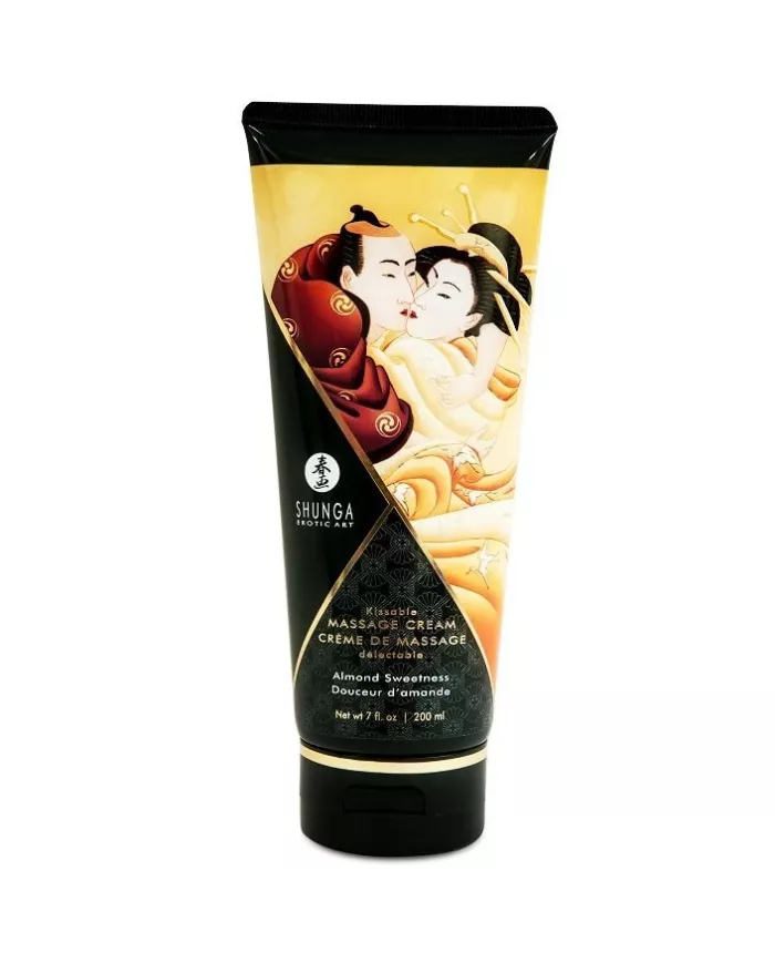 SHUNGA - CRÈME DE MASSAGE AUX AMANDES DOUCES 200 ML