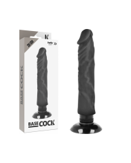 BASECOCK - VIBRATEUR RÉALISTE 2-1 NATUREL 20 CM -O- 4 CM