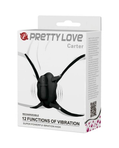 PRETTY LOVE - STRAP ON AVEC BALLE VIBRANTE CARTER