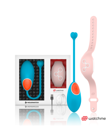 WEARWATCH - TÉLÉCOMMANDE WATCHME TECHNOLOGIE OEUF BLEU / ROSE