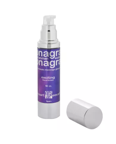 EROS-ART - GEL REHAUSSEUR DORGASME FEMME IMPRIMÉ SOIR SON 50 CC