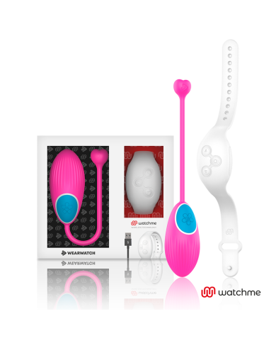 WEARWATCH - TÉLÉCOMMANDE WATCHME TECHNOLOGIE ŒUF FUCHSIA / NIVEO