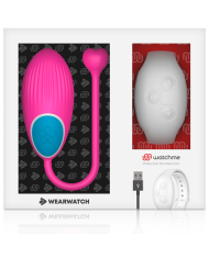 WEARWATCH - TÉLÉCOMMANDE WATCHME TECHNOLOGIE ŒUF FUCHSIA / NIVEO