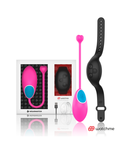 WEARWATCH - TÉLÉCOMMANDE WATCHME TECHNOLOGIE ŒUF FUCHSIA / JET