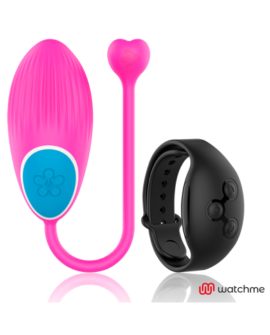 WEARWATCH - TÉLÉCOMMANDE WATCHME TECHNOLOGIE ŒUF FUCHSIA / JET