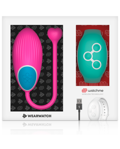 WEARWATCH - WATCHME TECHNOLOGIE TÉLÉCOMMANDE ŒUF FUCHSIA / EAU DE MER
