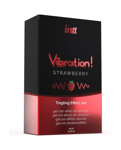 INTT - PUISSANT STIMULANT INTIME GEL VIBRANT LIQUIDE FRAISE 15 ML INTT - PUISSANT STIMULANT INTIME GEL VIBRANT LIQUIDE FRAISE 15 ML