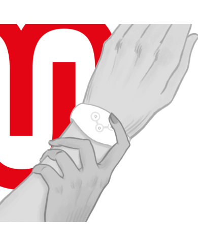 WATCHME - MONTRE À TECHNOLOGIE SANS FIL BLANCHE