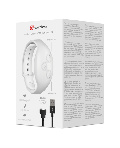 WATCHME - MONTRE À TECHNOLOGIE SANS FIL BLANCHE