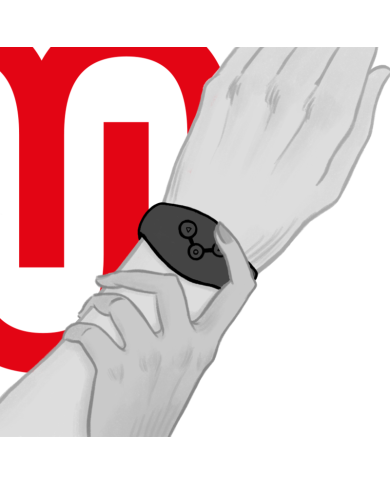 WATCHME - MONTRE À TECHNOLOGIE SANS FIL NOIR DE JAIS