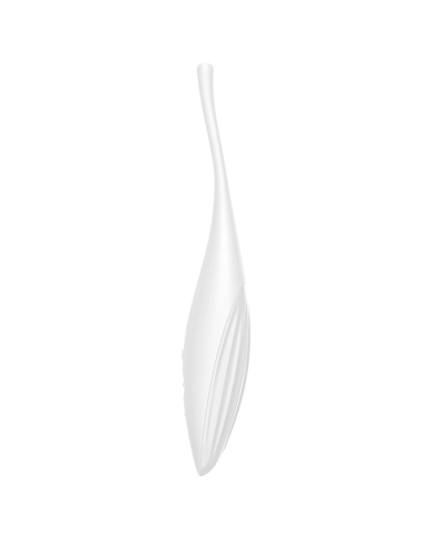 SATISFYER - VIBRATEUR POINTE DE CLIT TWIRLING JOY BLANC