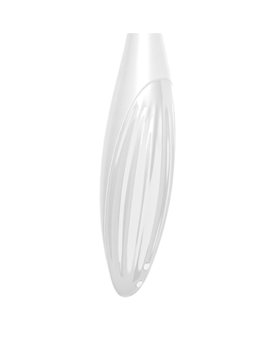 SATISFYER - VIBRATEUR POINTE DE CLIT TWIRLING JOY BLANC