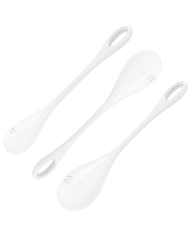 SATISFYER - ENSEMBLE ENTRAÎNEMENT YONI POWER 1 BLANC