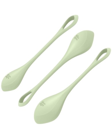 SATISFYER - ENSEMBLE ENTRAÎNEMENT YONI POWER 2 VERT