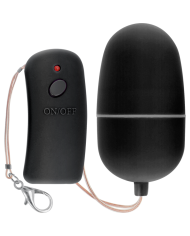 ONLINE - OEUF VIBRANT AVEC TÉLÉCOMMANDE NOIRE