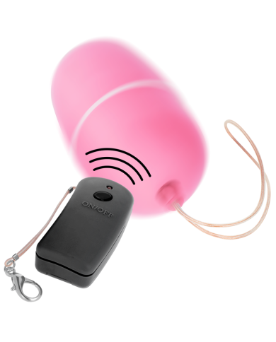 ONLINE - OEUF VIBRANT AVEC TÉLÉCOMMANDE ROSE