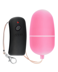 ONLINE - OEUF VIBRANT AVEC TÉLÉCOMMANDE ROSE