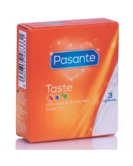 PASANTE - PRÉSERVATIFS SAVEURS 3 UNITÉS PASANTE - PRÉSERVATIFS SAVEURS 3 UNITÉS