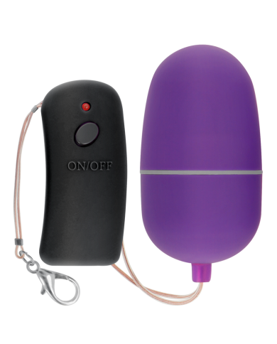 ONLINE - OEUF VIBRANT AVEC TÉLÉCOMMANDE LILAS