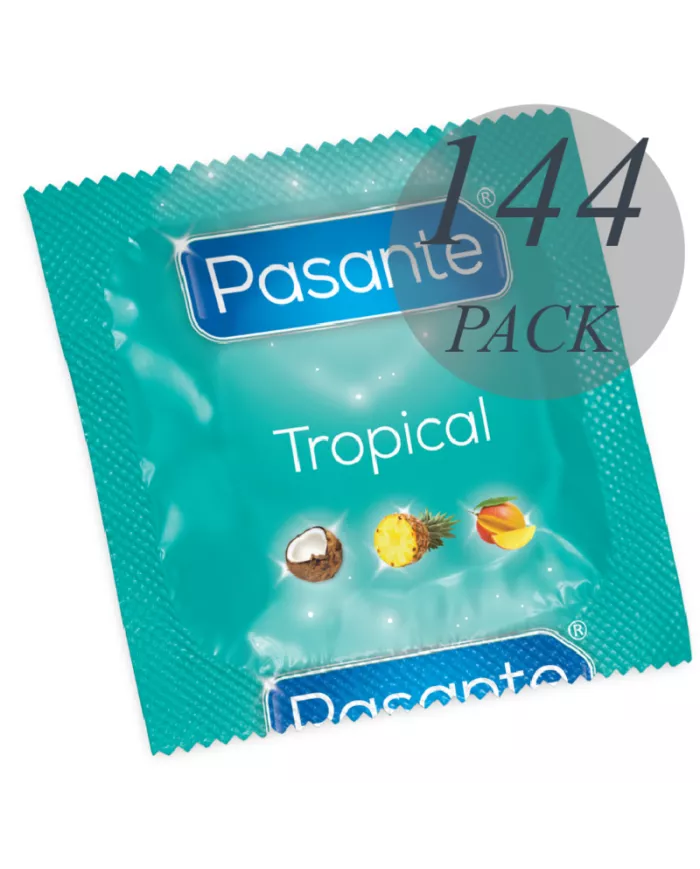 PASANTE - LES PRÉSERVATIFS SAVEURS TROPICALES 144 UNITÉS PASANTE - LES PRÉSERVATIFS SAVEURS TROPICALES 144 UNITÉS
