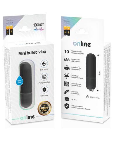ONLINE - MINI BALLE VIBRANT NOIRE