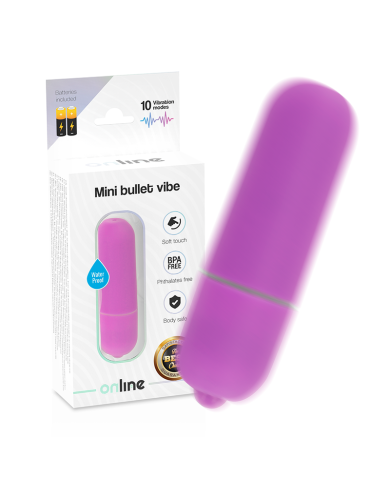 ONLINE - MINI BALLE VIBRANTE LILAS